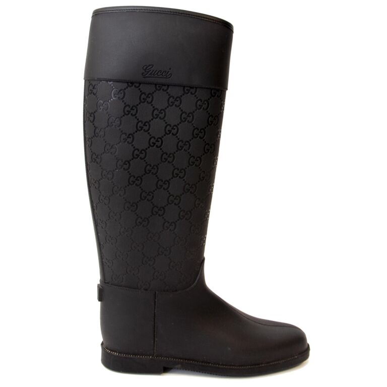 Monogrammed rubber boots clearance