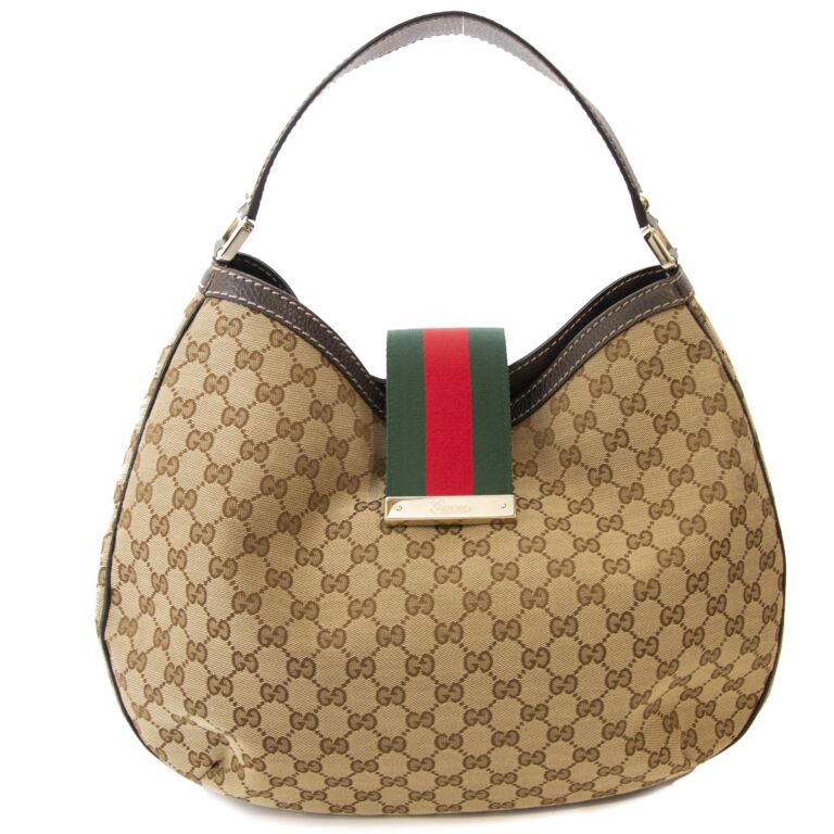 Gucci Khaki Bamboo Top Handle Bag ○ Labellov ○ Buy and Sell Authentic Luxury