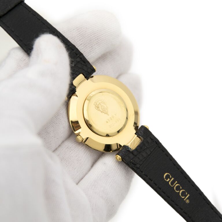 Gucci 4500M Black Gold plated watch Labellov Buy and Sell