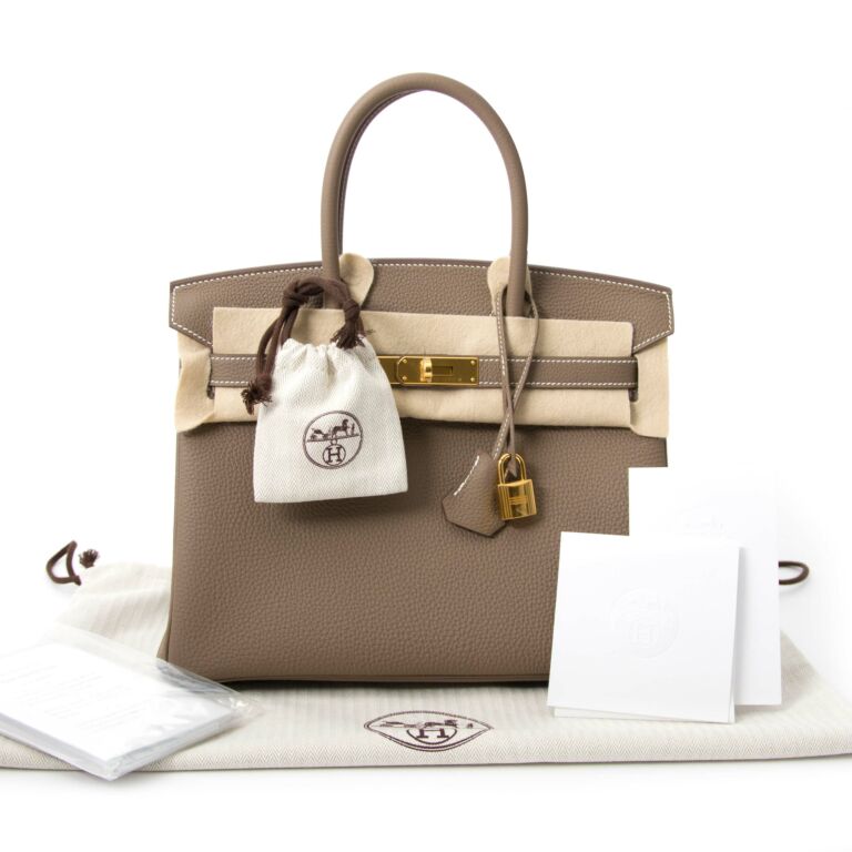 Very Exclusive Herm s Birkin 30 Etoupe Togo GHW Labellov Buy