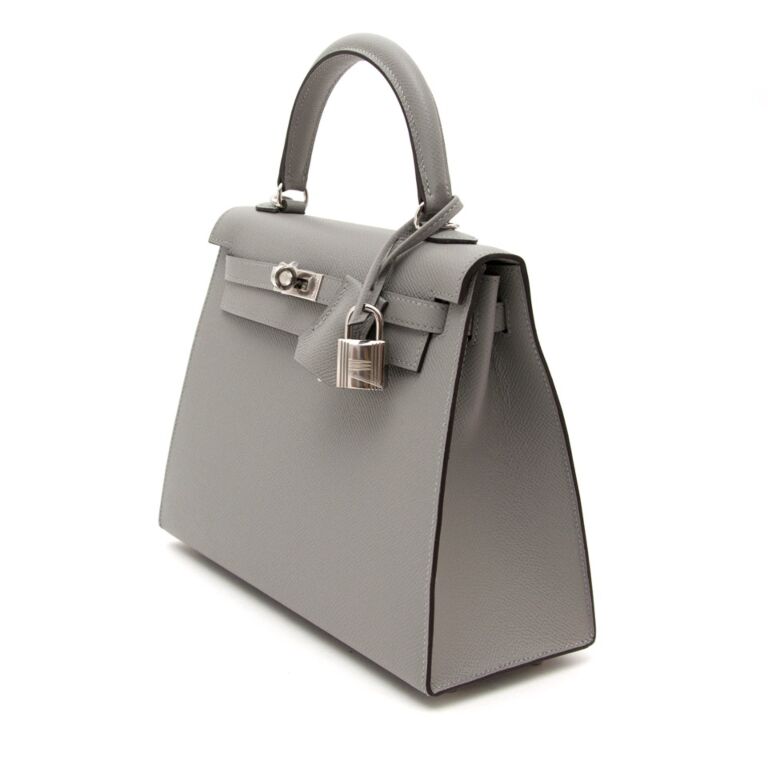 hermes kelly 25 gris mouette