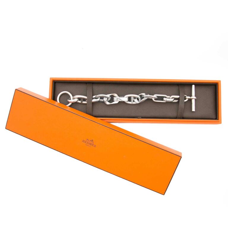 Hermès Chaine d'ancre Silver Bracelet ○ Labellov ○ Buy and Sell 