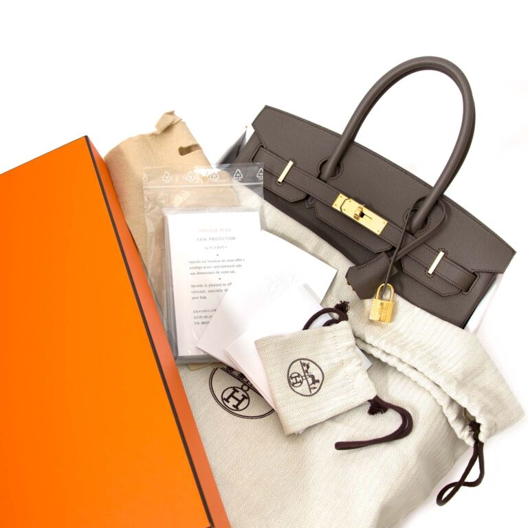 Hermès Birkin 30 Togo Etain GHW at 1stDibs  hermes birkin etain, etain  birkin 30, birkin etain 30