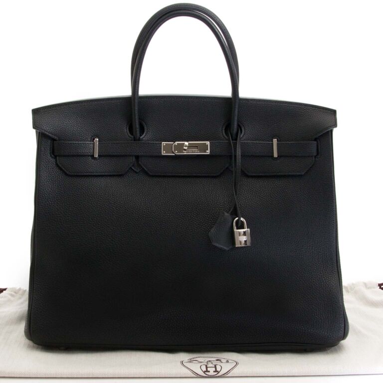 Herm s Birkin 40cm black togo phw Labellov Buy and Sell