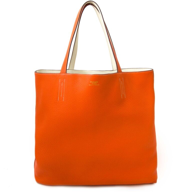 HERMES Double Sens Reversible Tote Clemence 45 - More Than You Can