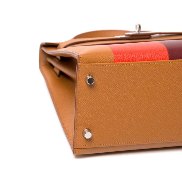 Hermes Kelly Sellier 28 Rouge H Gold