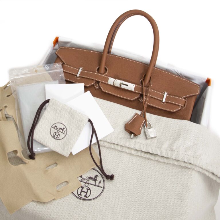 Hermes birkin hotsell 35 gold togo