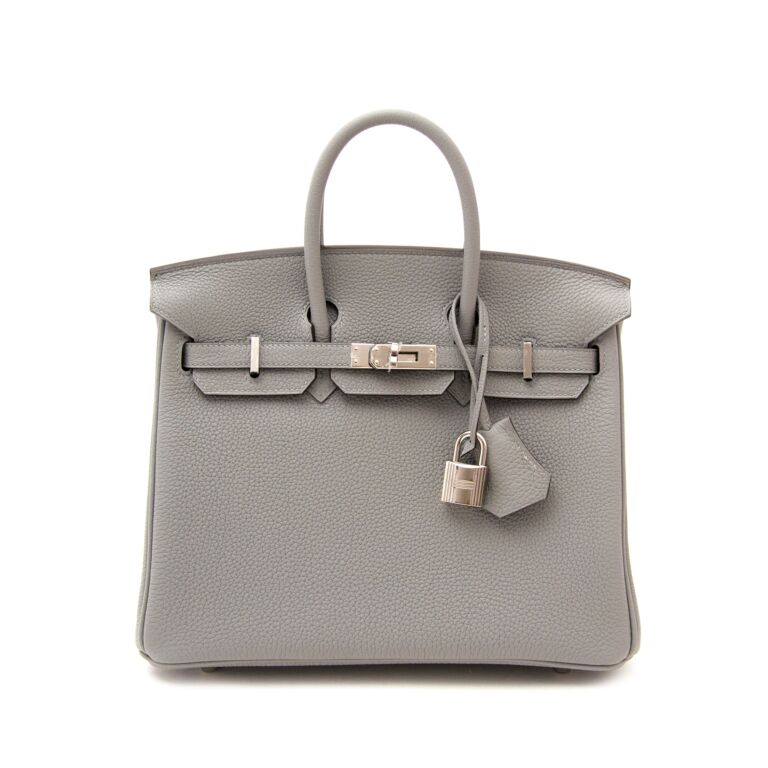 Hermès Birkin 25 Gris Mouette Togo PHW ○ Labellov ○ Buy and Sell