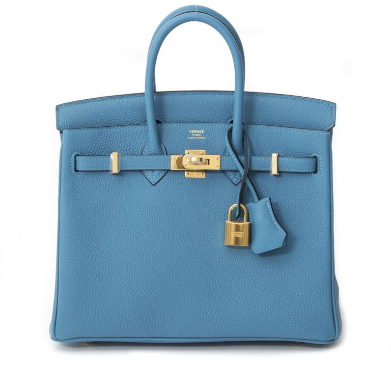 Hermes Glacier Blue Togo 25 cm Birkin Bag- New Color, 1stdibs.com