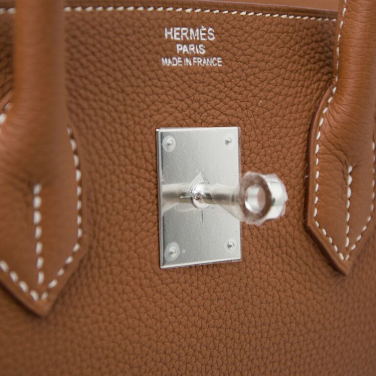 Hermès Birkin 35 Gold Togo PHW ○ Labellov ○ Buy and Sell Authentic Luxury