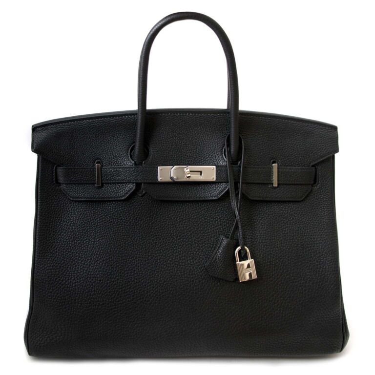 Hermès Birkin 35 Togo Doublure Chevre Pigmente Black PHW Labellov Buy ...