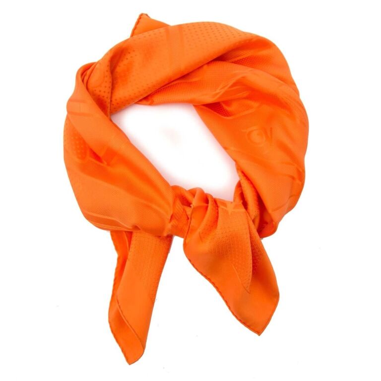 Hermes Orange Scarf - always perfect