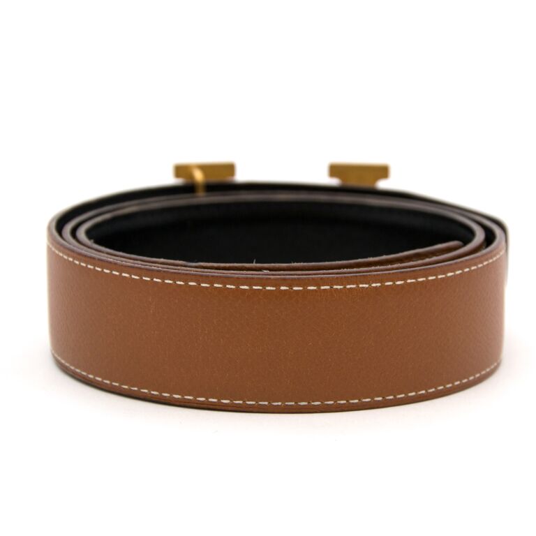 Hermès Reversible Constance H Belt Brown/Black ○ Labellov ○ Buy