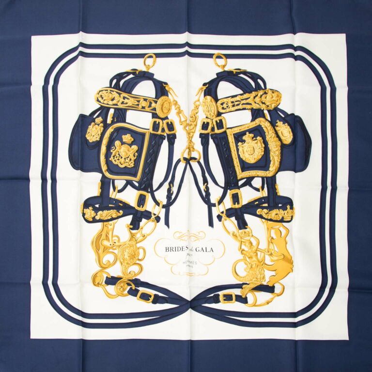 小物 HERMES BRIDES DE GALA EN CARRES Hermès Mini Carré De Soie 