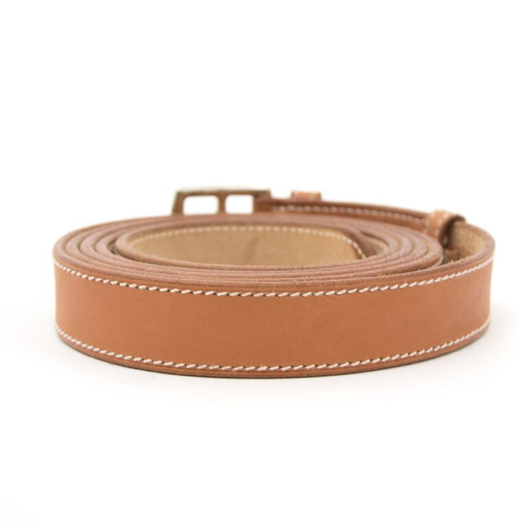 【VINTAGE】Hermès Double Tour belt 166 VINTAGE】Hermès Double Tour belt 166