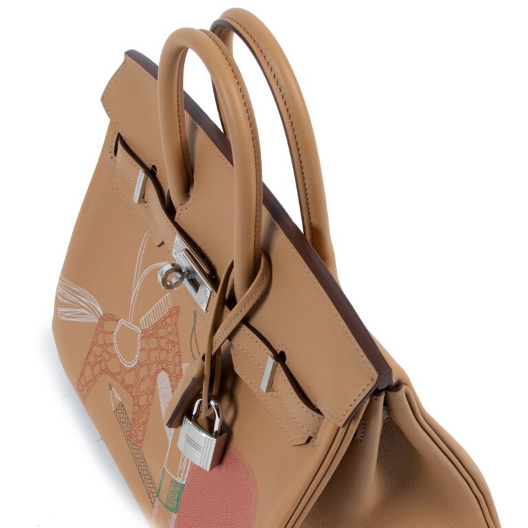 Herm s Birkin 25 Limited Edition 2021 In And Out Swift Biscuit PHW