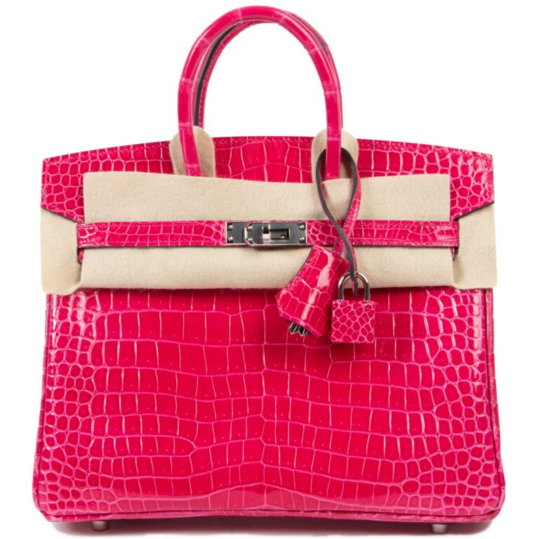 Herm s Birkin 25 Porosus Rose Mexico PHW Labellov Buy and
