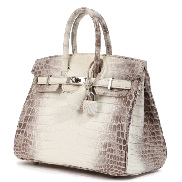 Hermes Birkin 25 Himalaya Niloticus Crocodile Diamond Encrusted Hardwa –  Madison Avenue Couture