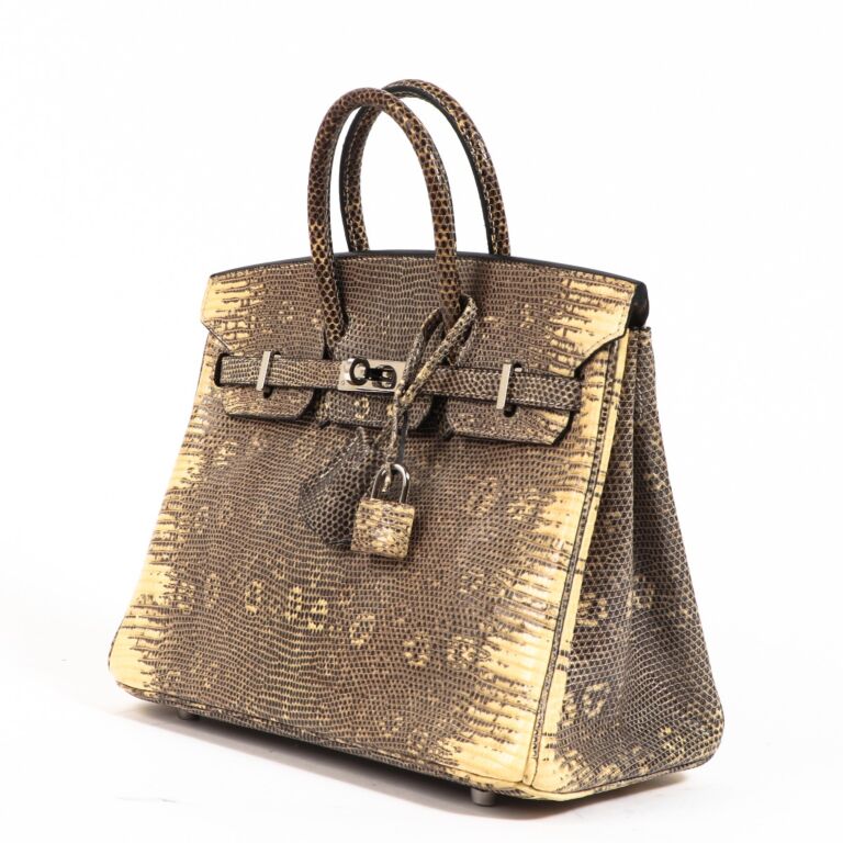 Hermes lizard best sale birkin price