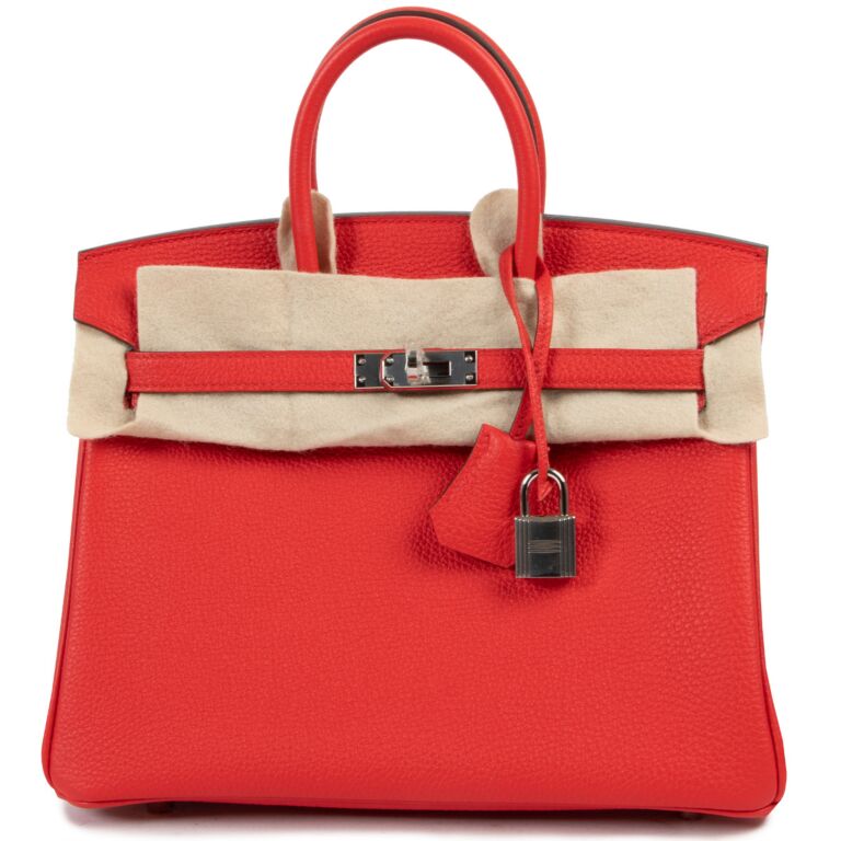 HERMES BIRKIN 25 TOGO RUGE