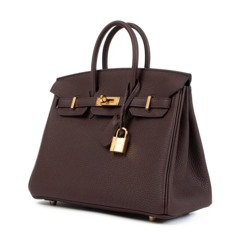 Hermes Birkin 25 Rouge Sellier Togo GHW Labellov Buy and Sell Authentic Luxury