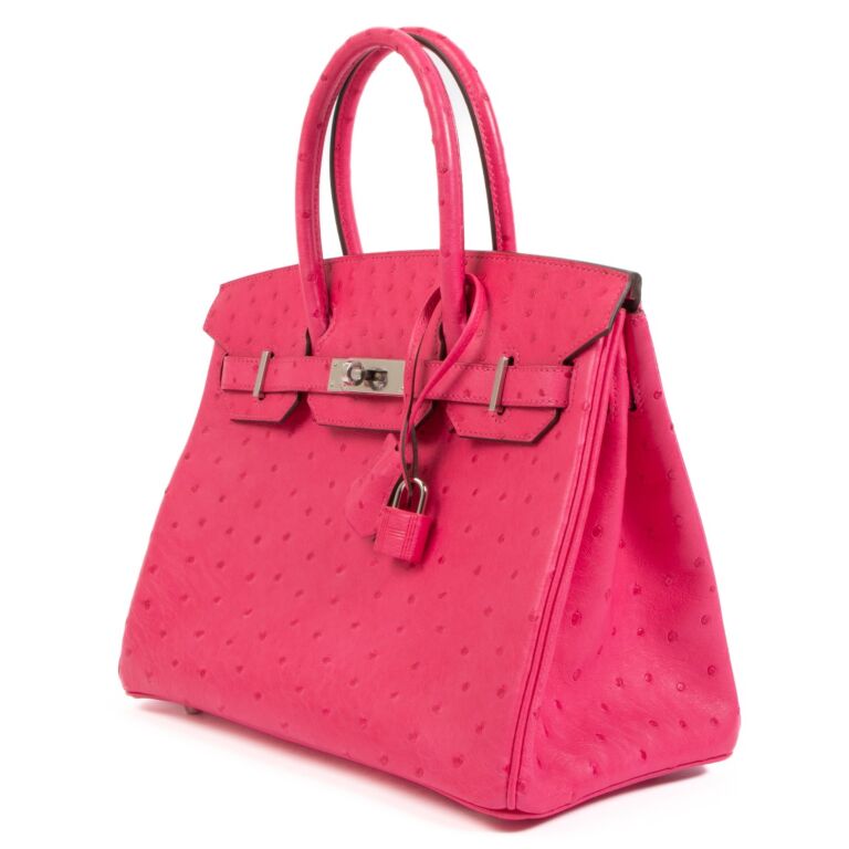 Hermes rose tyrien best sale ostrich