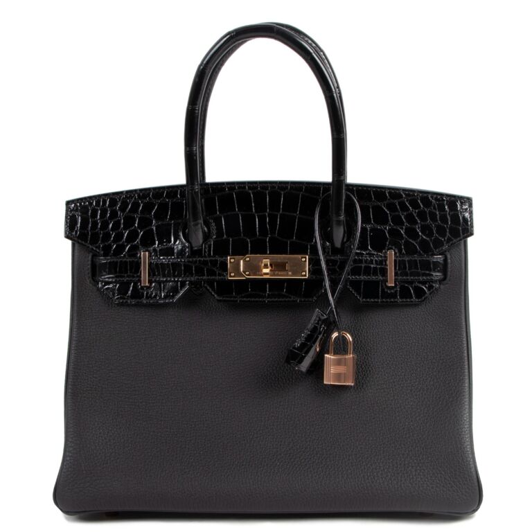 Birkin 30 sales black togo