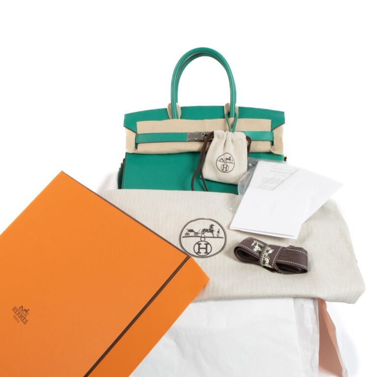 Hermès 2022 Birkin 30 Vert Jade Epsom ○ Labellov ○ Buy and Sell