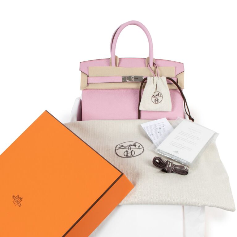 Birkin 30 Taurillon Clemence Mauve Pale