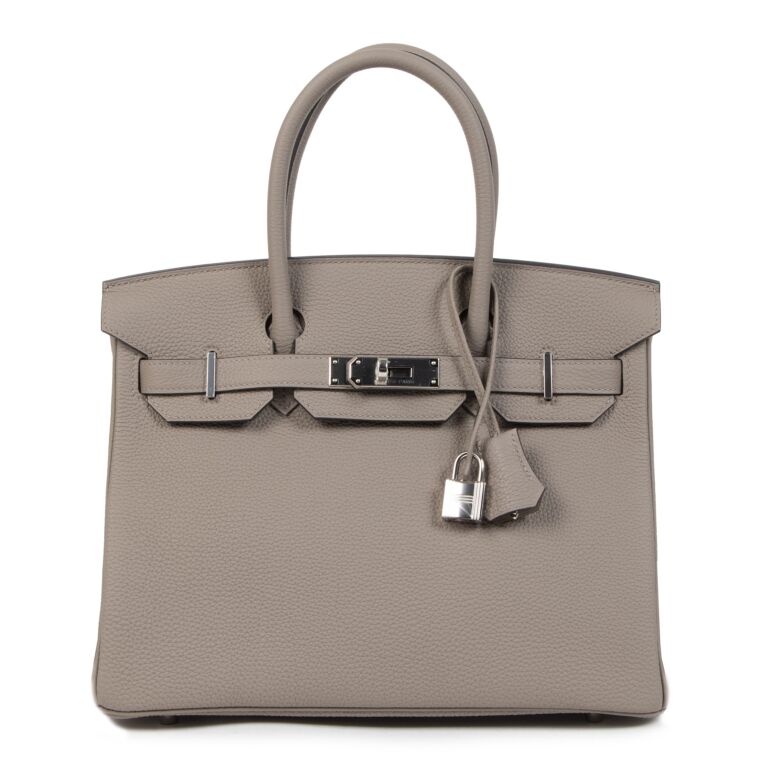 Herm s Birkin 30 Gris Asphalte PHW Labellov Buy and Sell