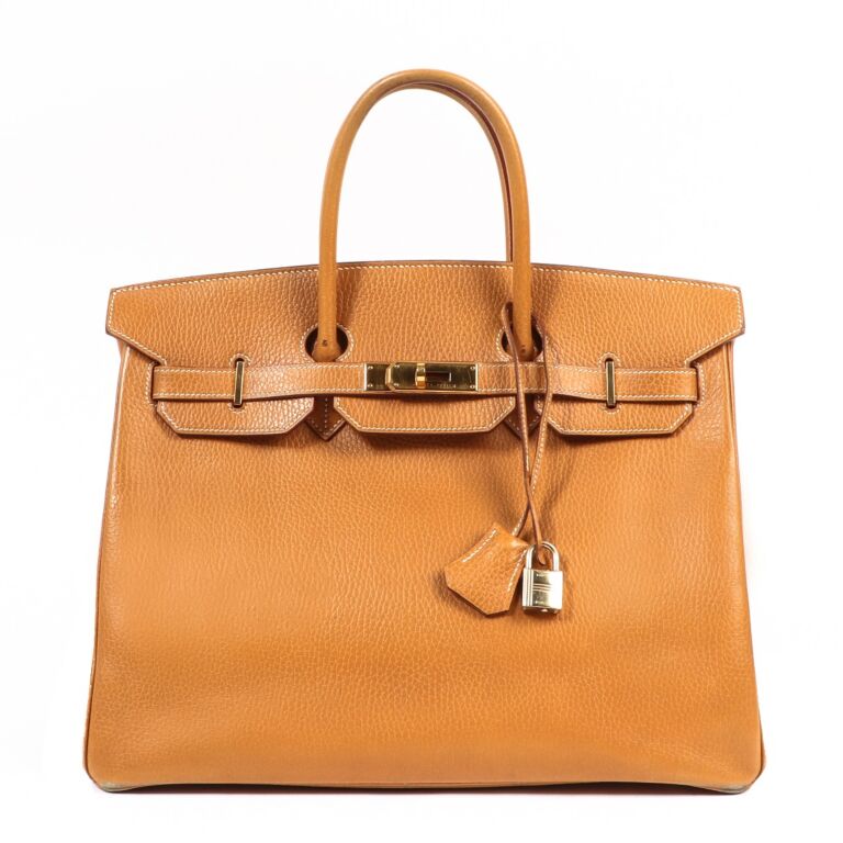 Hermes gold birkin best sale 35