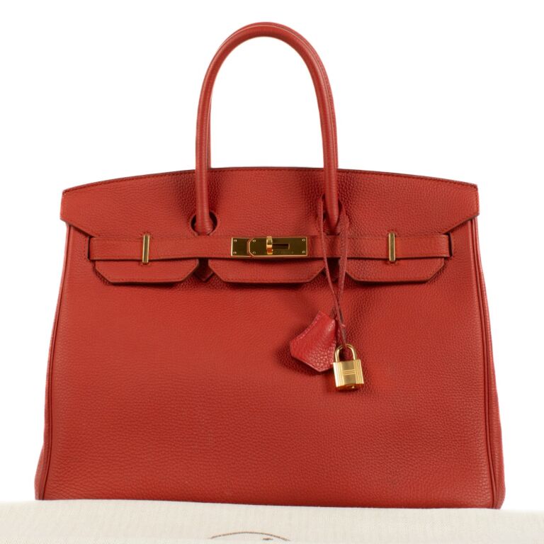 Red birkin store