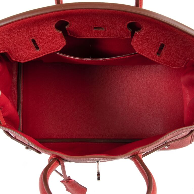 Hermès Birkin 35 Rouge Grenat Togo Palladium Hardware PHW — The French  Hunter
