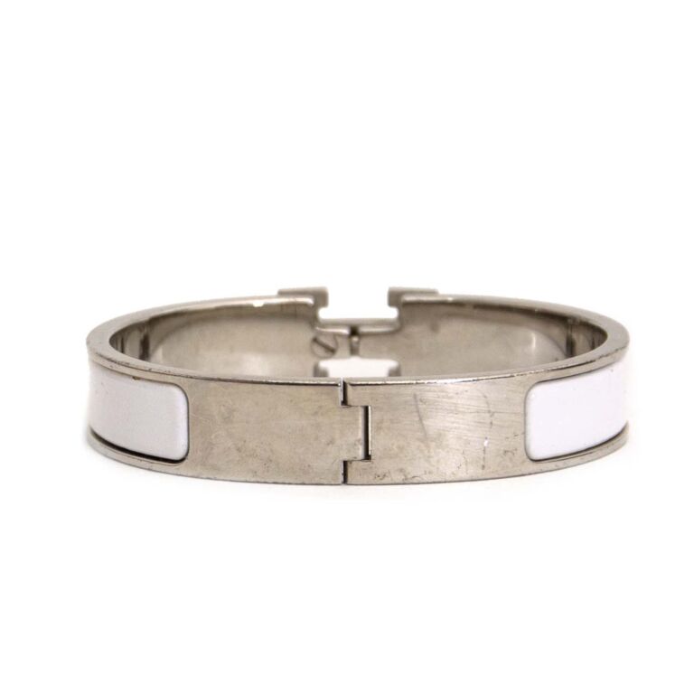 新品未使用HERMES LE BRACELET H ホワイト バングル 楽天市場】エルメス バングル（カラーホワイト）（男女兼用