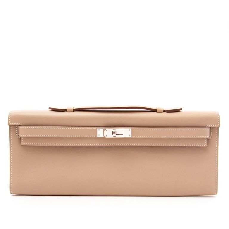 Hermès Biscuit Kelly Cut Pochette Clutch Labellov Buy and Sell ...