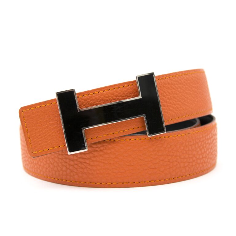 Hermès Leather Quizz H Constance Belt Labellov Buy and Sell Authentic ...