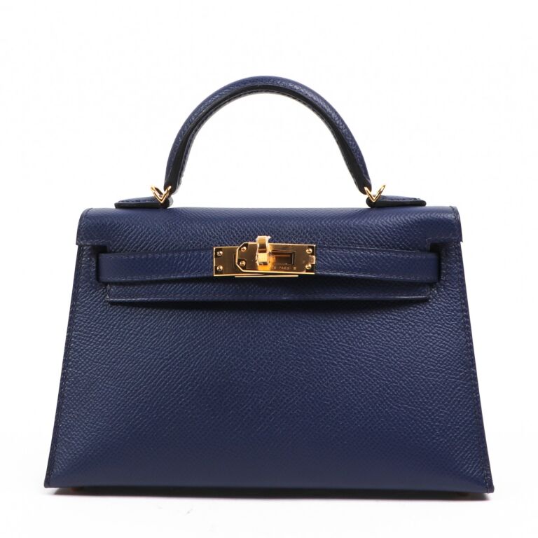Hermes blue on sale kelly bag