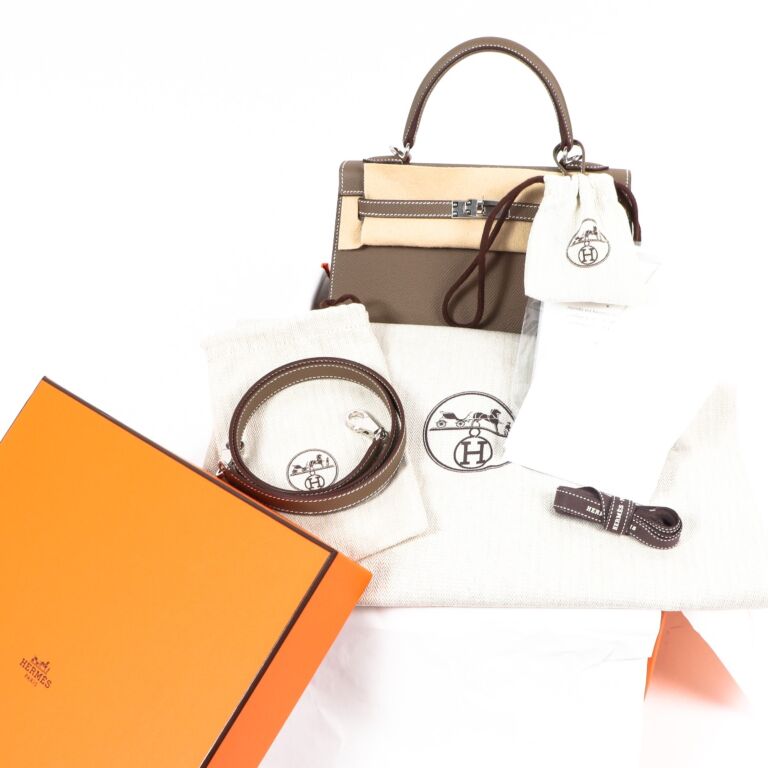 Hermès Kelly 32 Epsom White PHW ○ Labellov ○ Buy and Sell Authentic Luxury