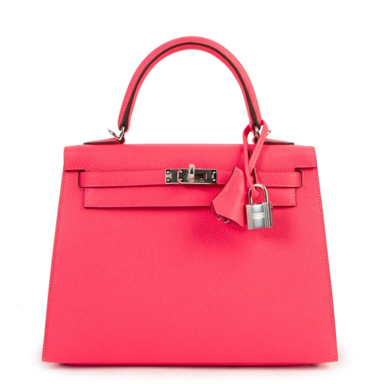 Herm s HSS Kelly 25 Rose Azal e Epsom PHW Labellov Buy and