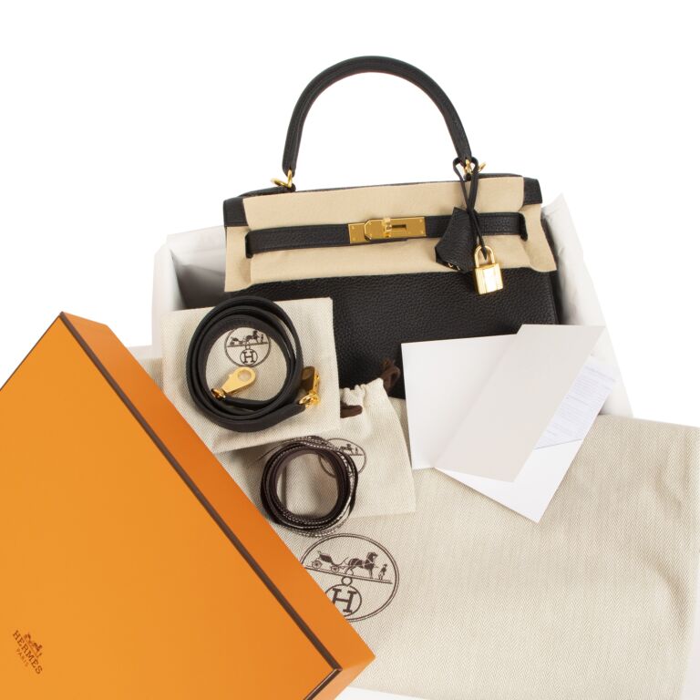 Hermes kelly shop 28 black togo
