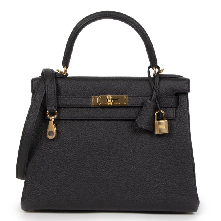 Hermes kelly 28 black store