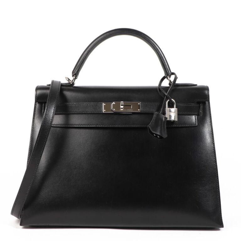 Hermes kelly clearance 32 black