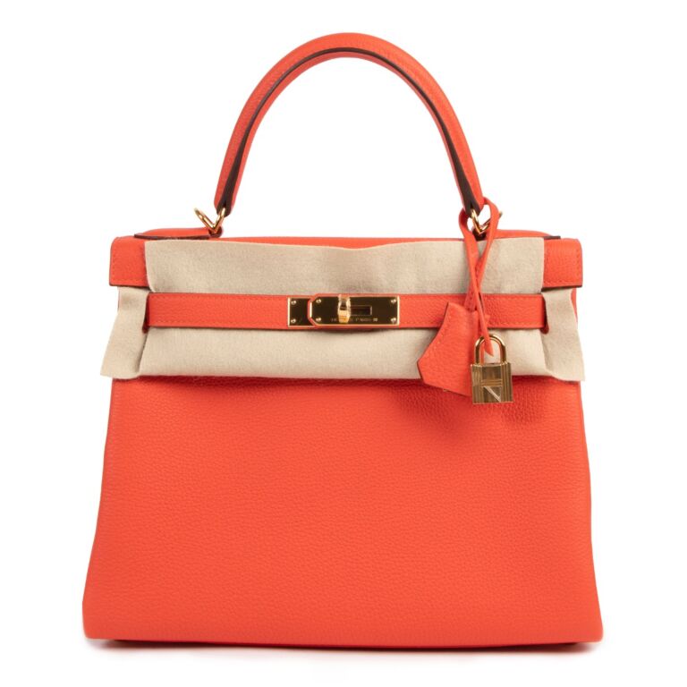 Hermès Capucine Togo Kelly 28