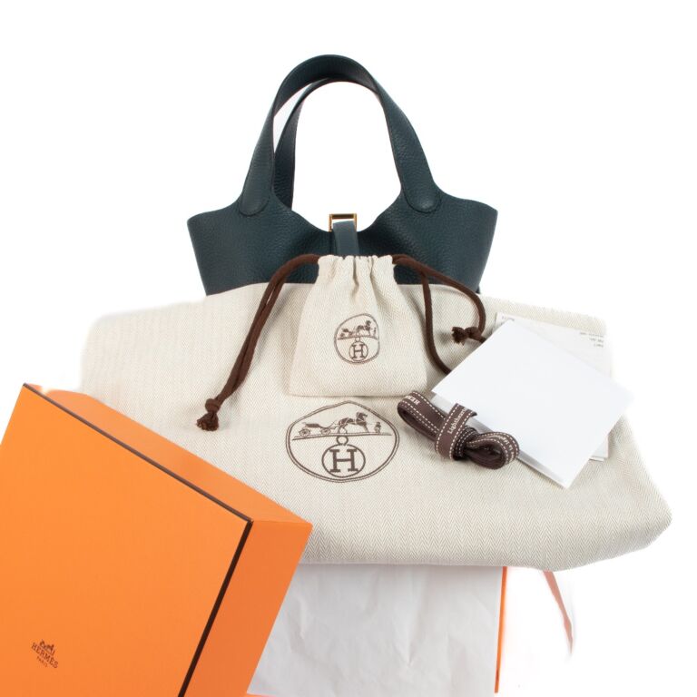 Hermes picotin 18 touch in vert cypress Please direct message for