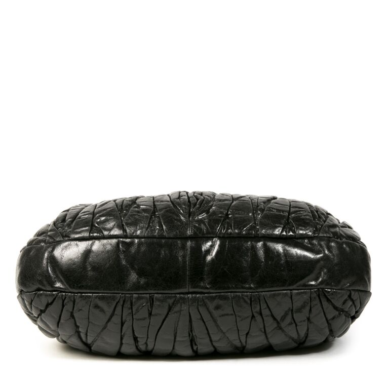 Miu Miu Black Coffer Two Way Shoulder Bag ○ Labellov ○ Buy and