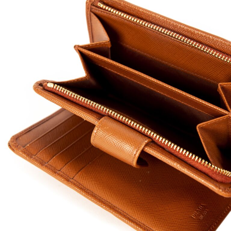 小物 PRADA PORTAFOGLIO LAMPO Authentic PRADA Portafoglio Lampo Bi-fold Wallet 1ML225 Red