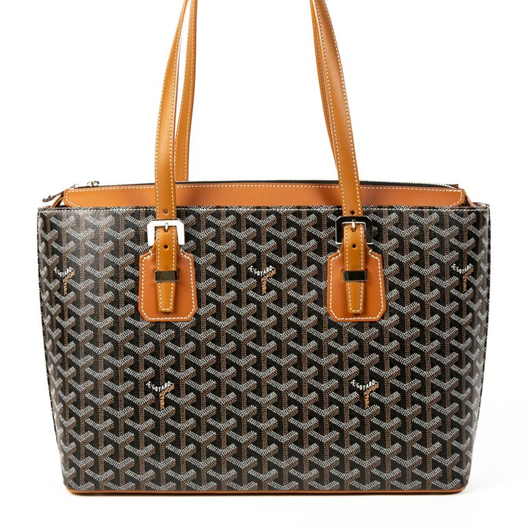 Goyard Okinawa Chevron Print Tote Bag Labellov Buy and Sell