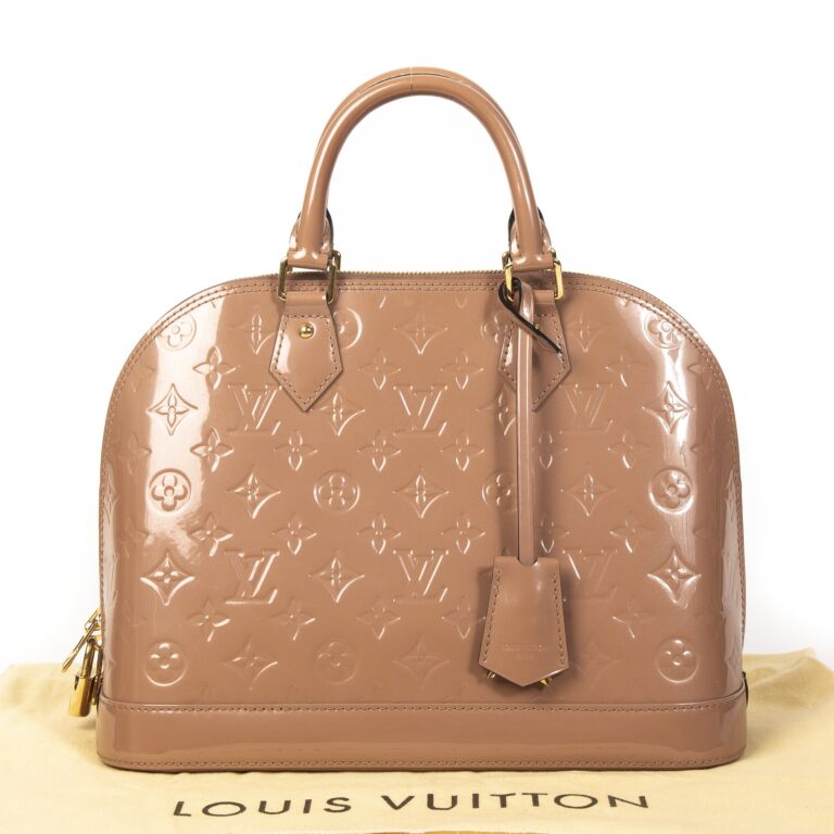 Louis Vuitton Alma Vernis Vieux Rose PM ○ Labellov ○ Buy and Sell Authentic  Luxury