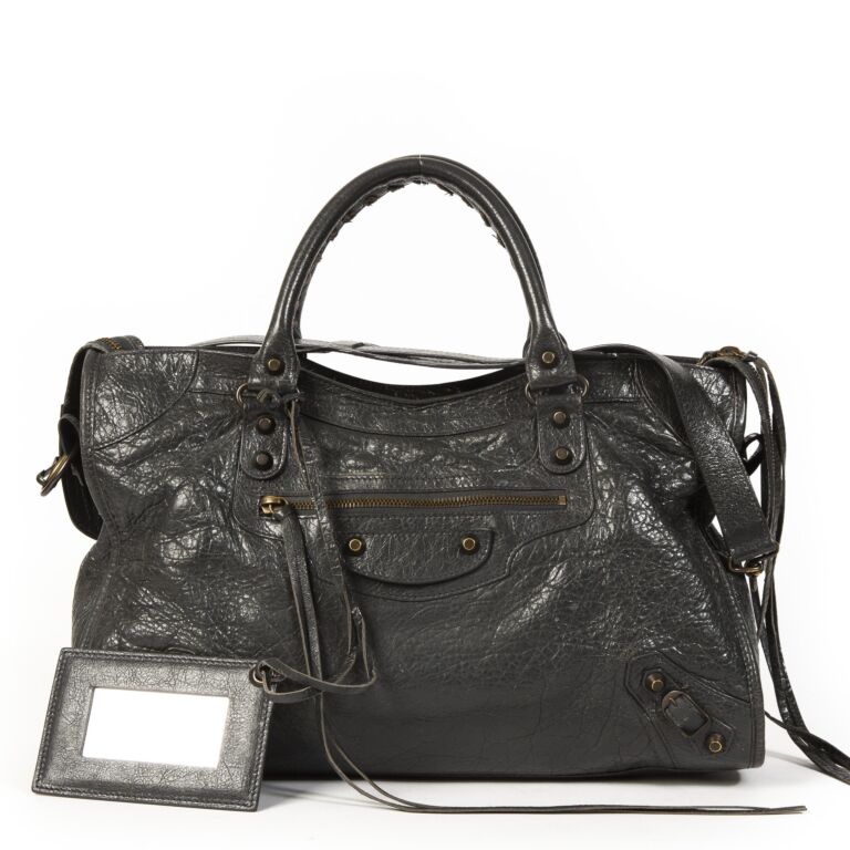 Balenciaga Anthracite City Bag ○ ○ Buy and Sell Authentic Luxury