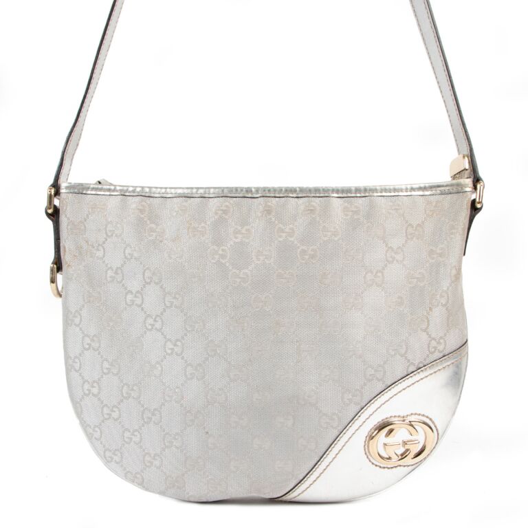 Gucci silver deals crossbody